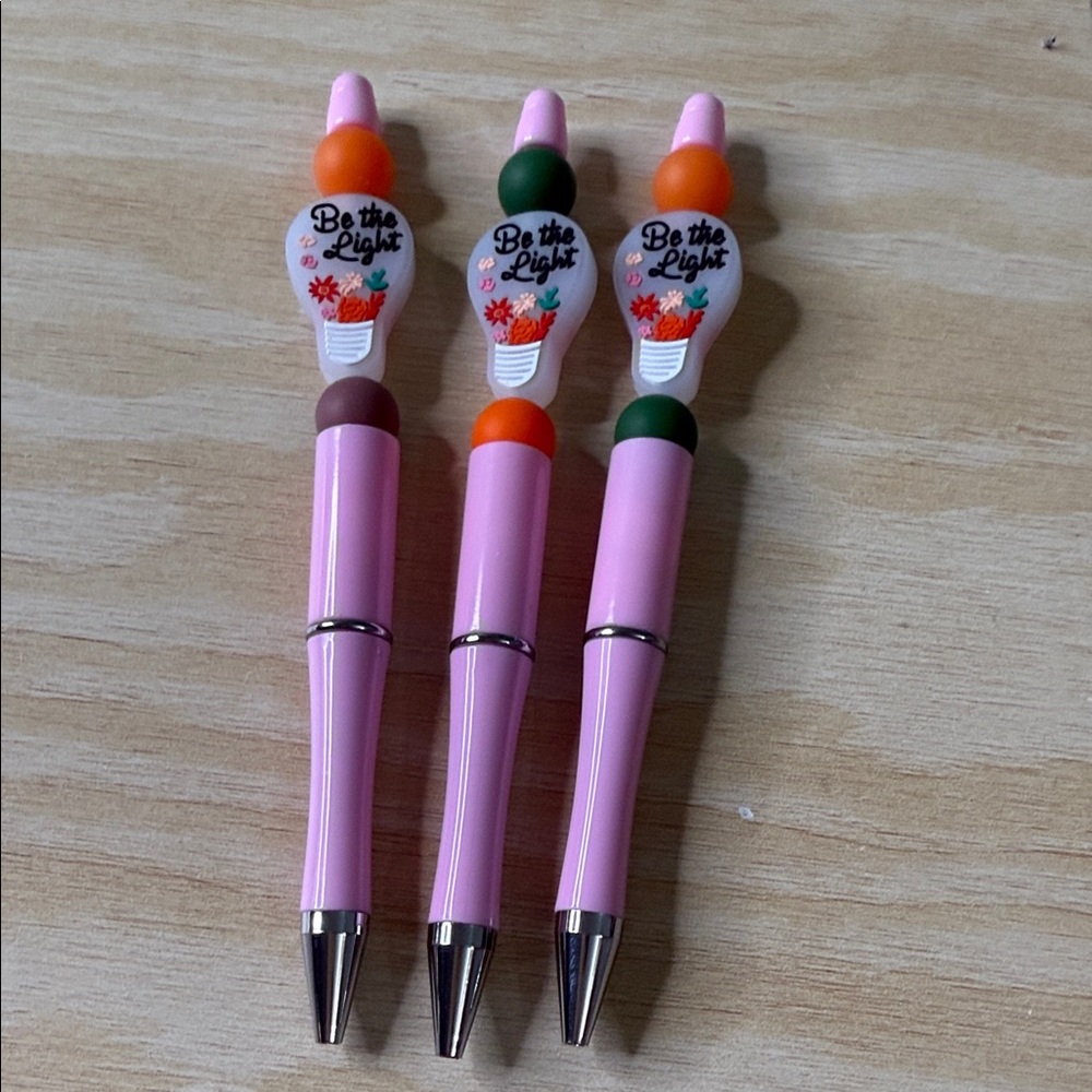 Silicone Pens Set “Be the Light”💡